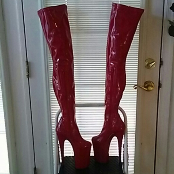 Pleaser Infinity 9" thigh high boots - Picture 7 of 7